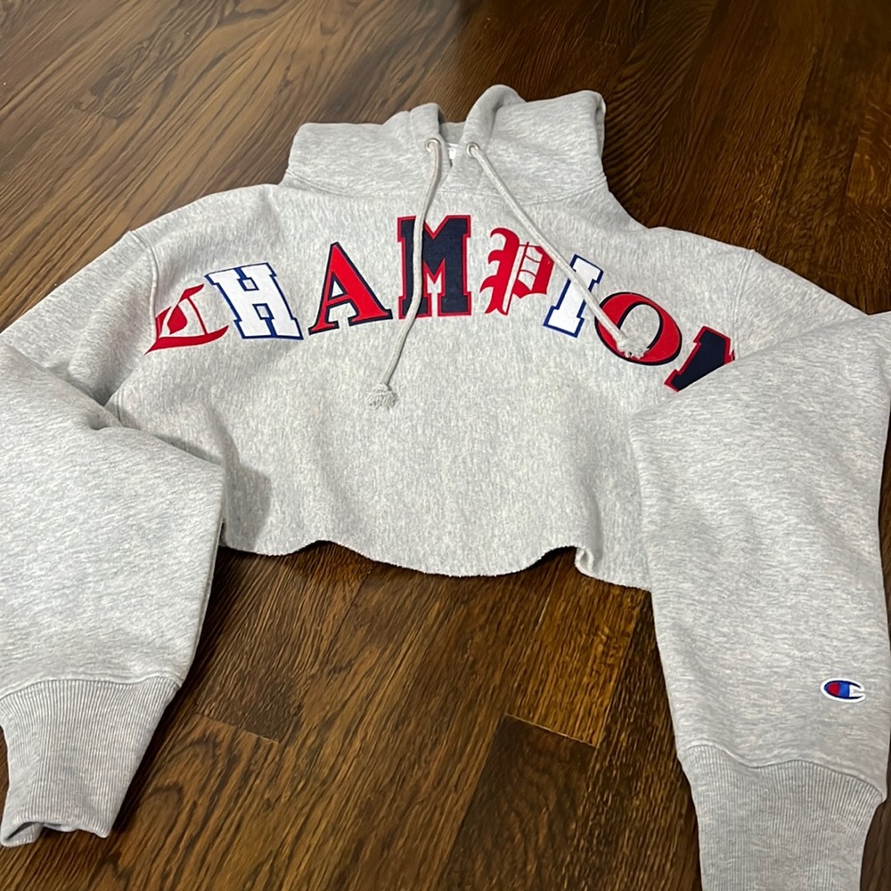 Champion cropped hoodie